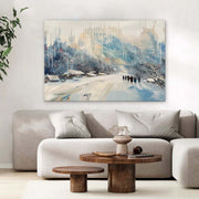 Wall Art Horizontal Winter Village - Neutralighting