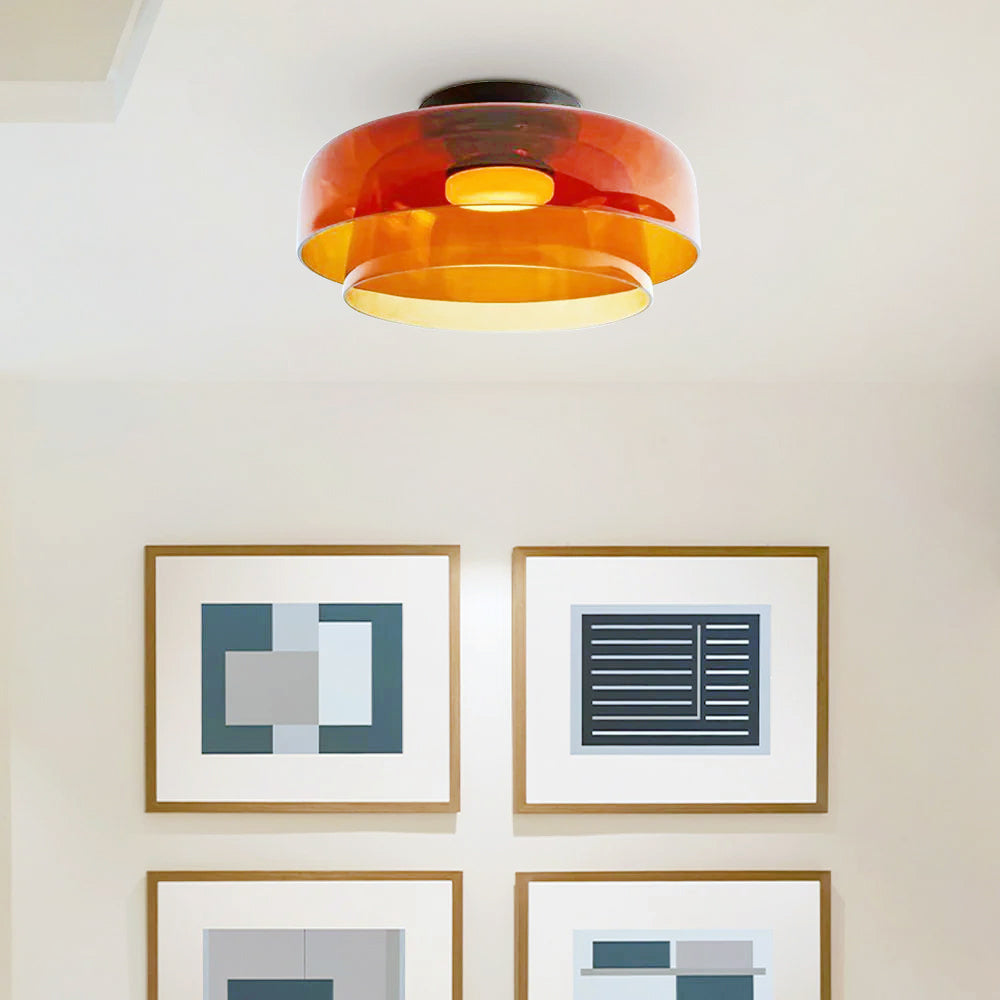 Aria Modern Simple Creative Glass Flush Mount Ceiling Light - Neutral Decor