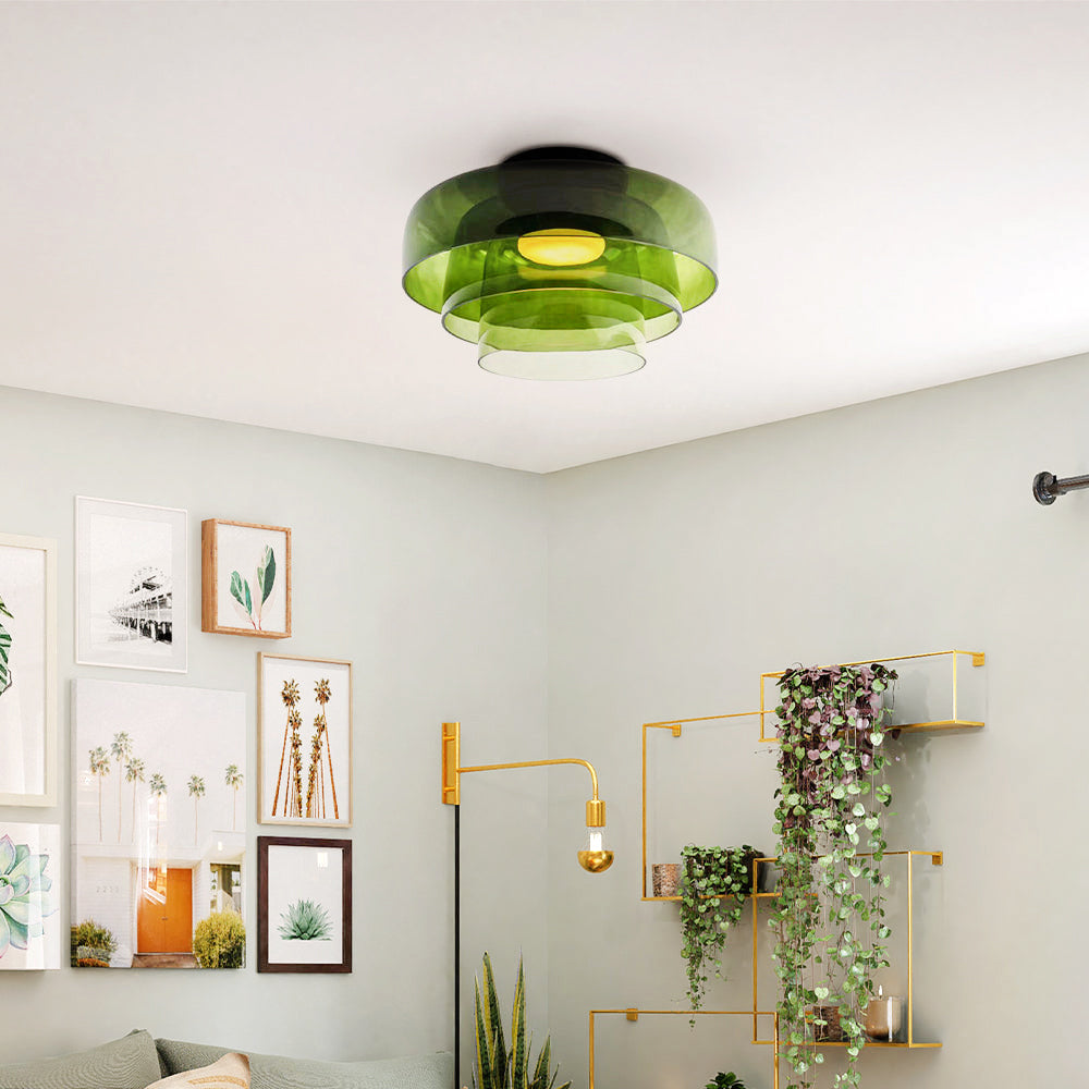 Aria Modern Simple Creative Glass Flush Mount Ceiling Light - Neutral Decor