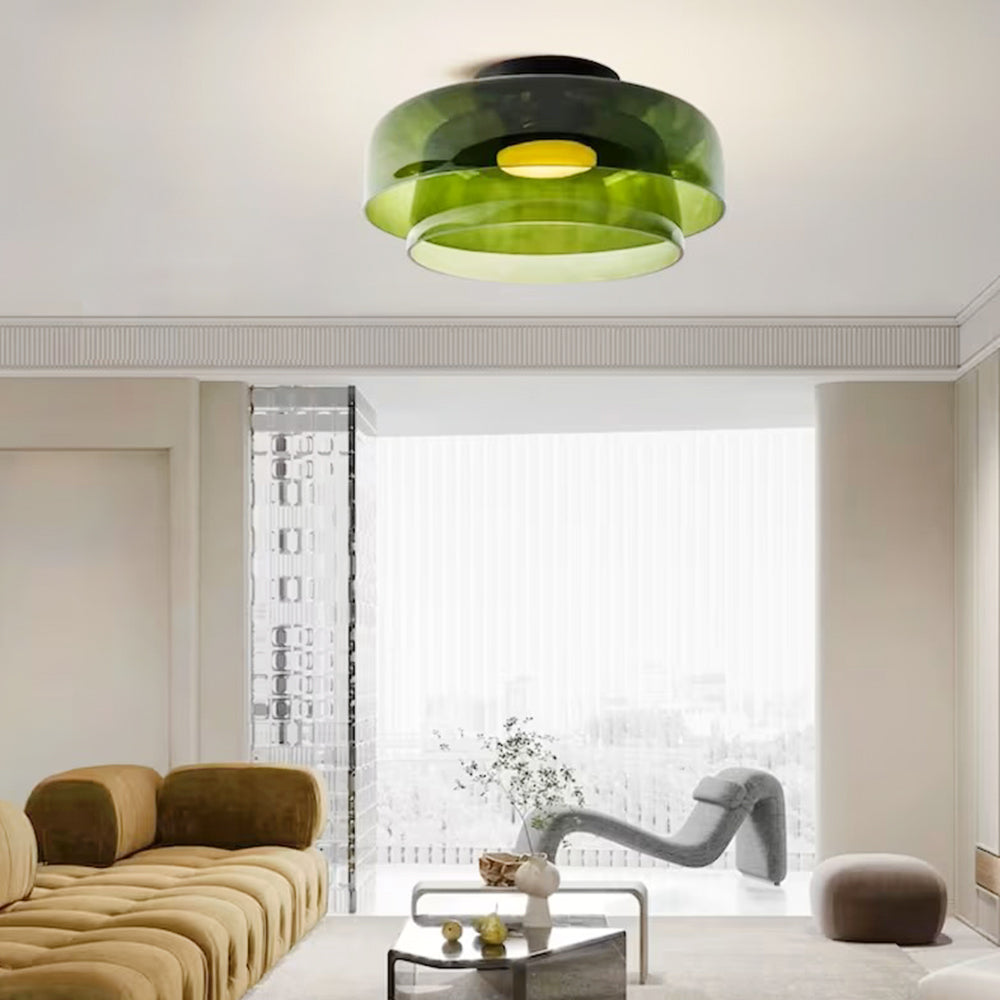 Aria Modern Simple Creative Glass Flush Mount Ceiling Light - Neutral Decor