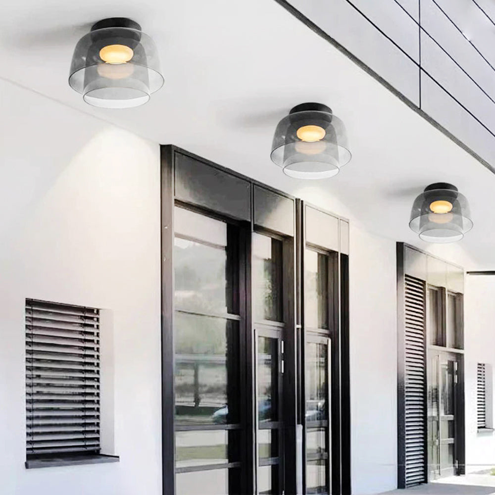 Aria Modern Simple Creative Glass Flush Mount Ceiling Light - Neutral Decor