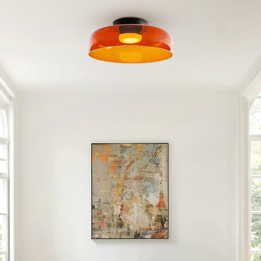 Aria Modern Simple Creative Glass Flush Mount Ceiling Light - Neutral Decor