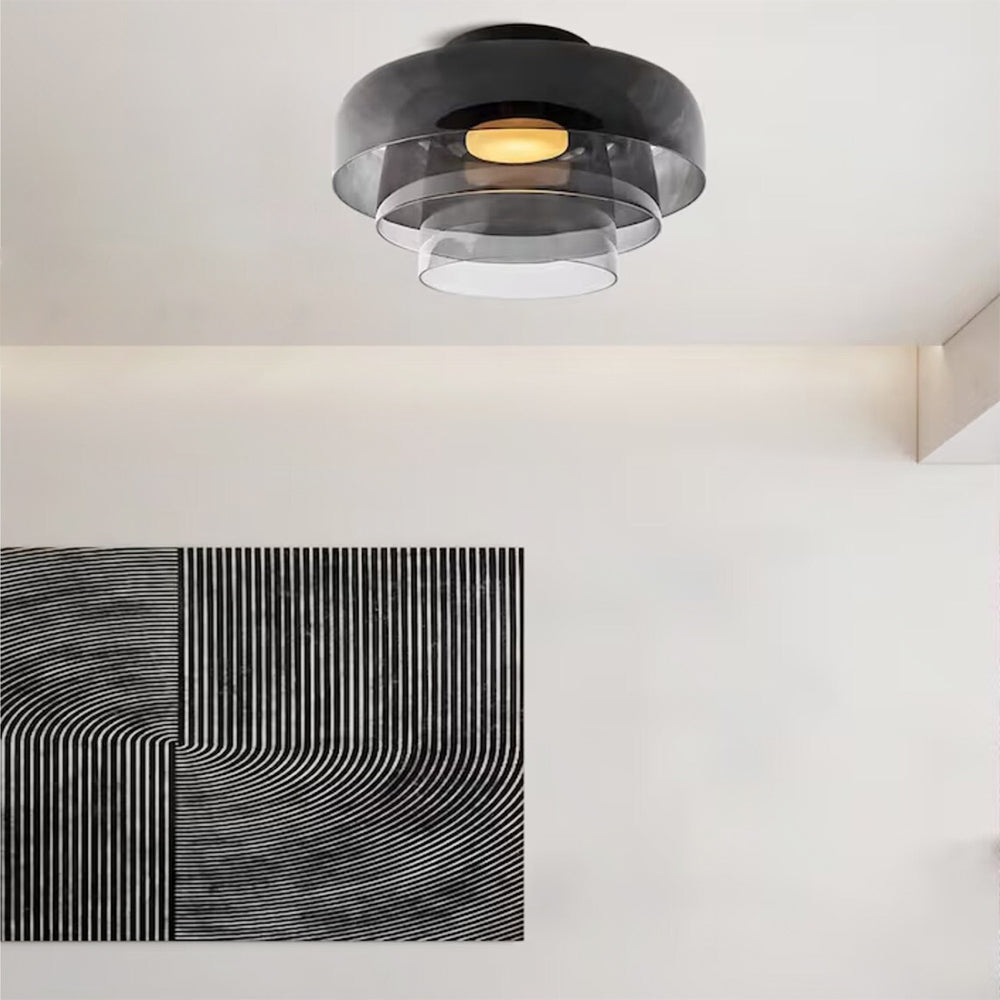Aria Modern Simple Creative Glass Flush Mount Ceiling Light - Neutral Decor