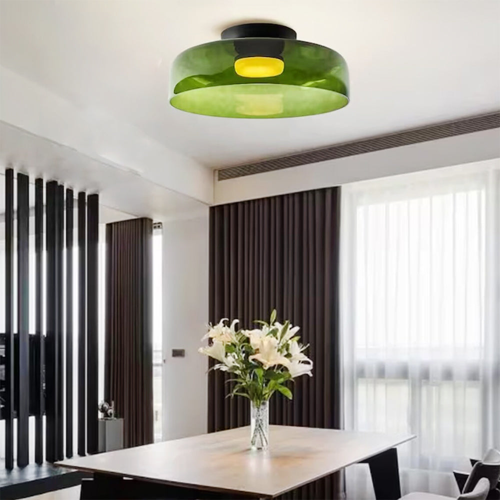 Aria Modern Simple Creative Glass Flush Mount Ceiling Light - Neutral Decor