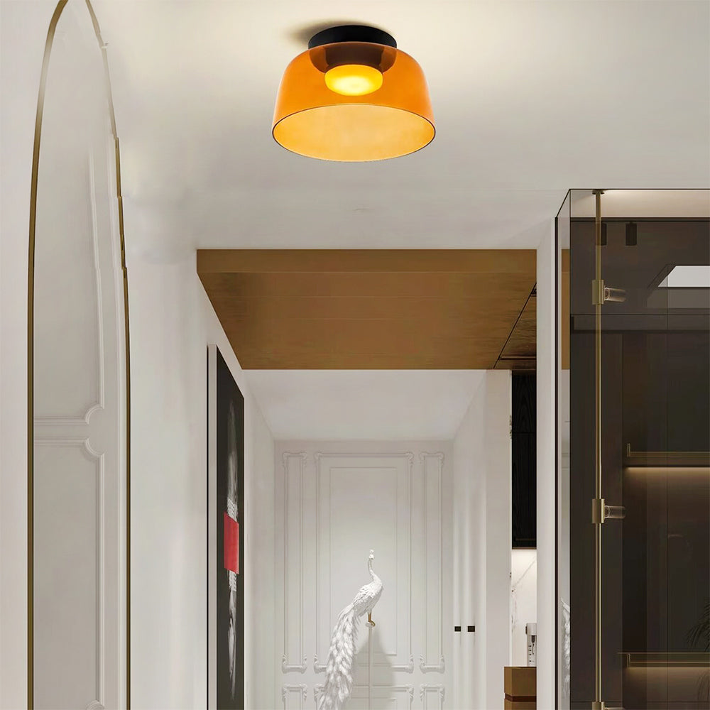 Aria Modern Simple Creative Glass Flush Mount Ceiling Light - Neutral Decor