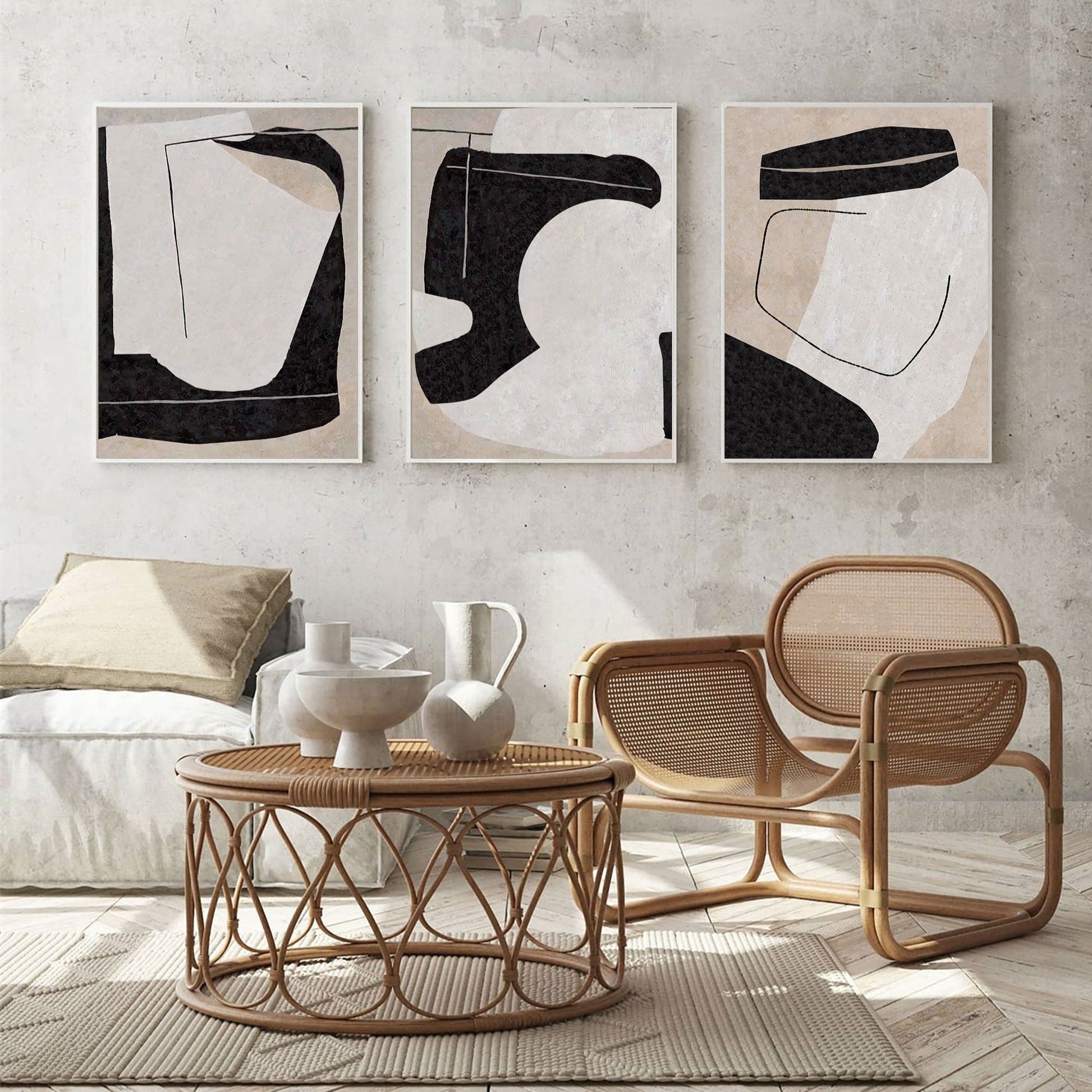 Minimalist Abstract Art ABAO35 - Neutralighting
