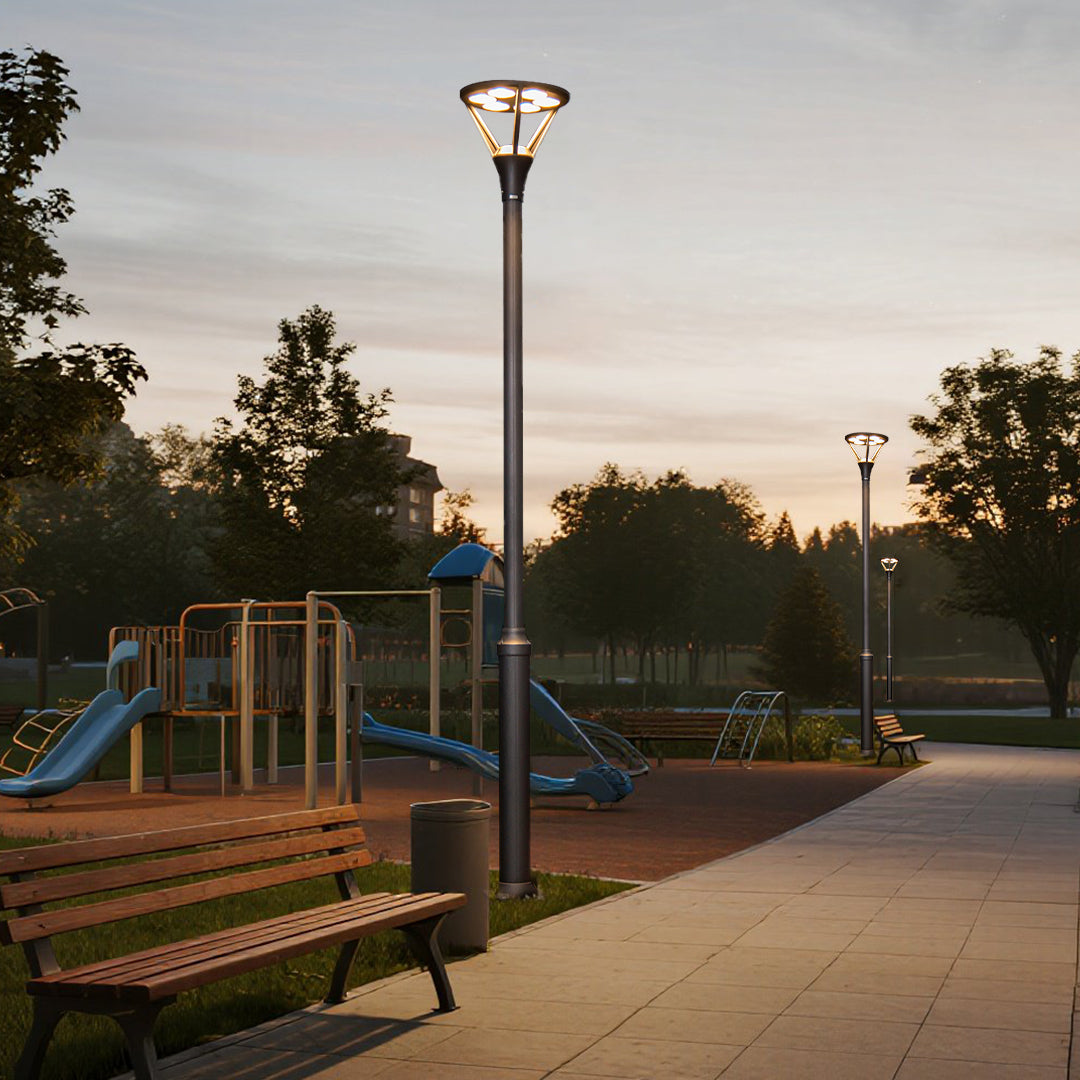 Sparng Minimalist LED Outdoor Post Lights