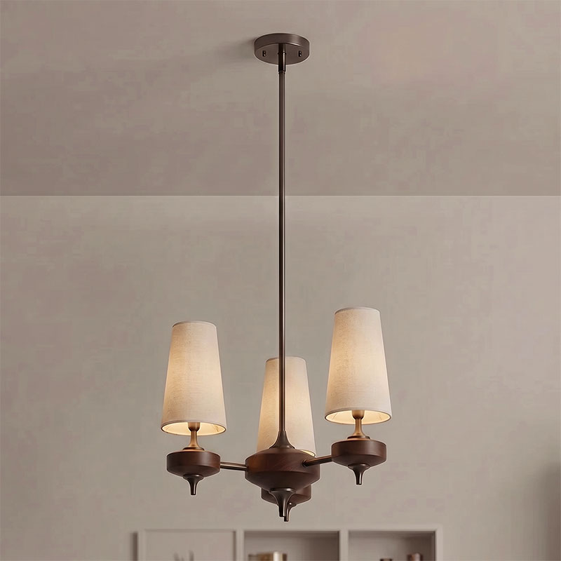 Orlan Shade Chandelier-Neutral Decor