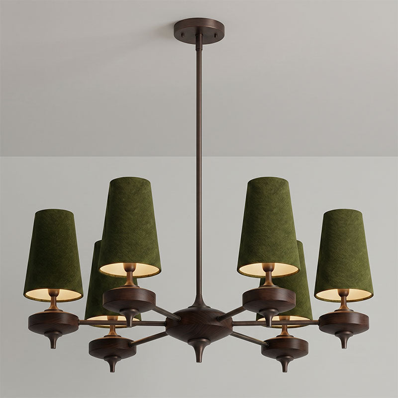 Orlan Shade Chandelier-Neutral Decor