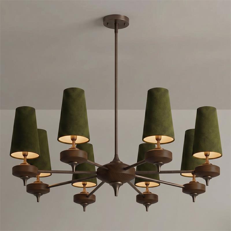 Orlan Shade Chandelier-Neutral Decor