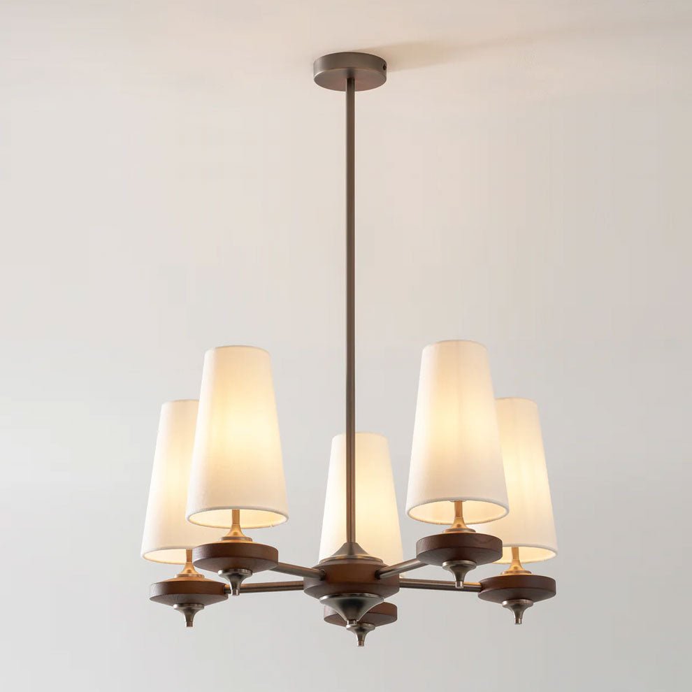 Orlan Shade Chandelier-Neutral Decor