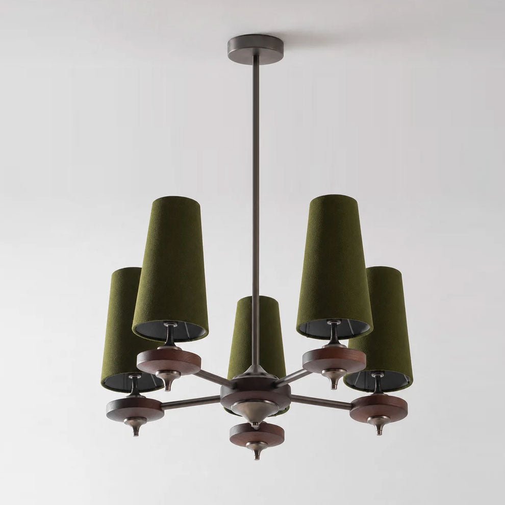 Orlan Shade Chandelier-Neutral Decor