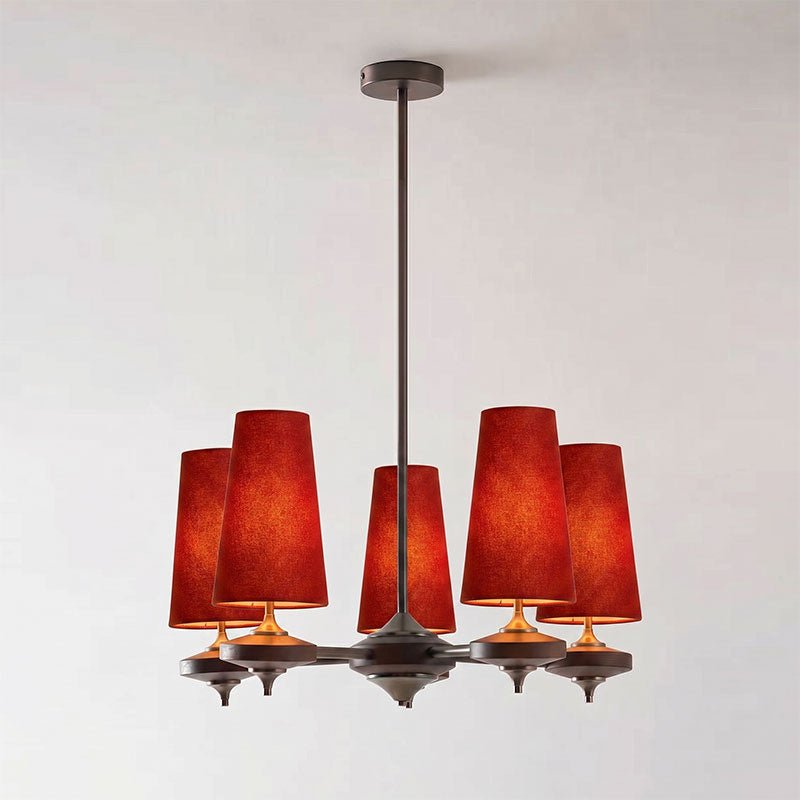 Orlan Shade Chandelier-Neutral Decor