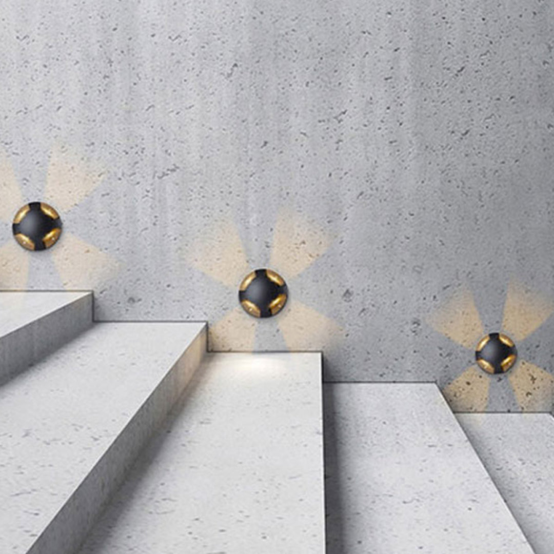 Spirited Side-Lit Minimalist Outdoor Well Lights