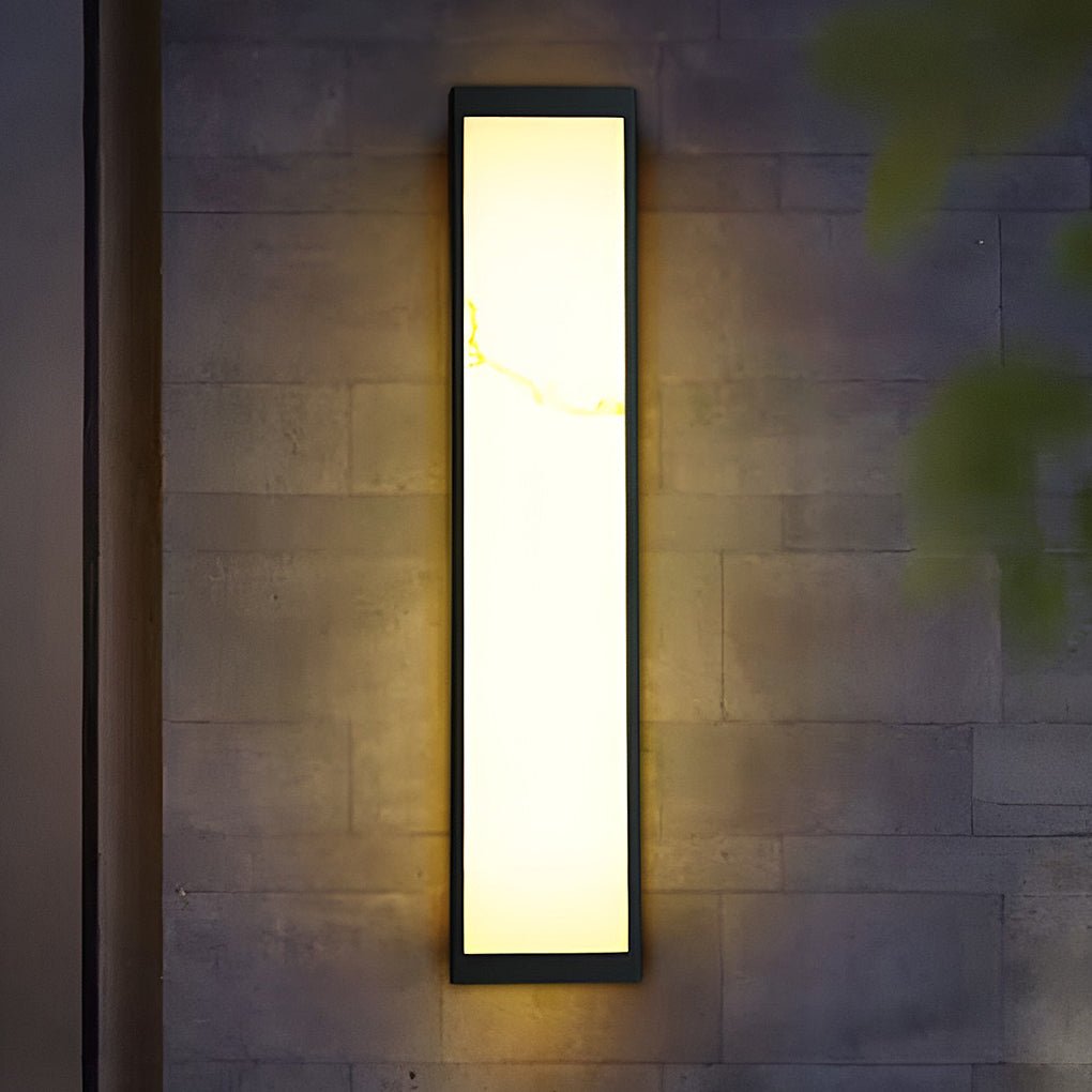 Godwin Rectangle LED Steel Outdoor Wall Mounted Lights