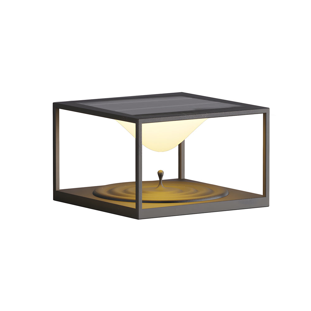 Winston Square Pillar Stainless Steel Outdoor Post Light