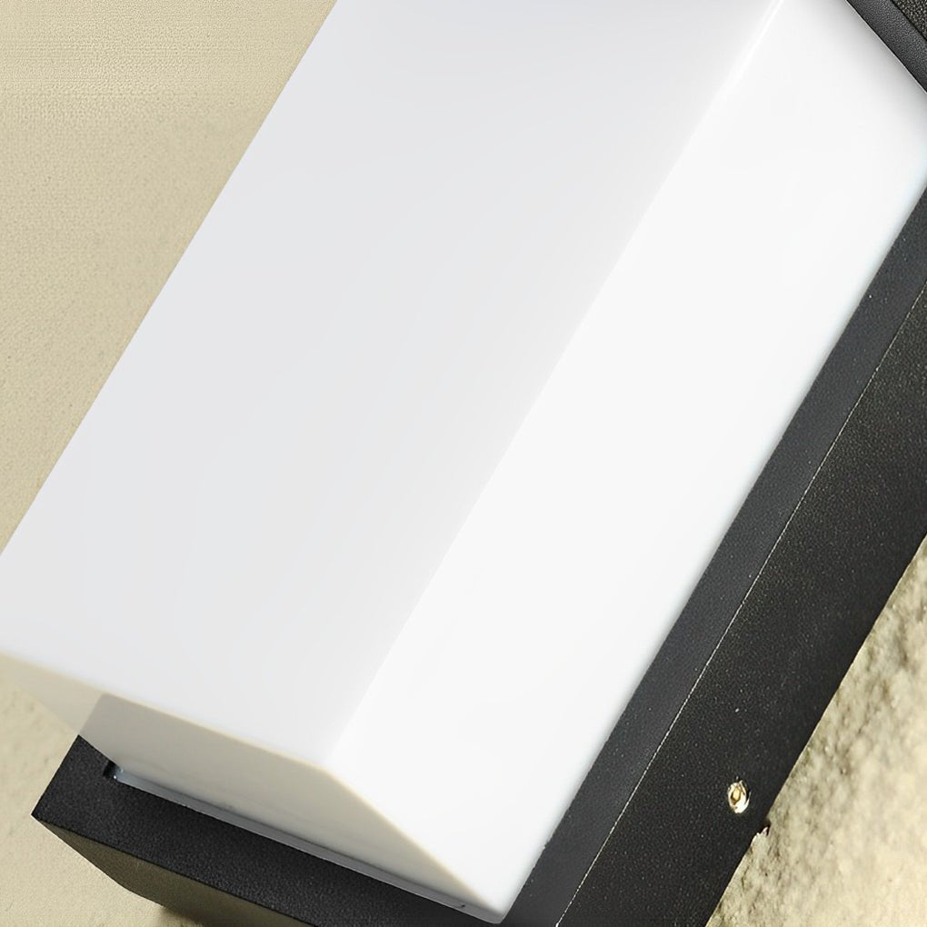 Mona Rectangular LED Modern Outdoor Wall Light Fixture