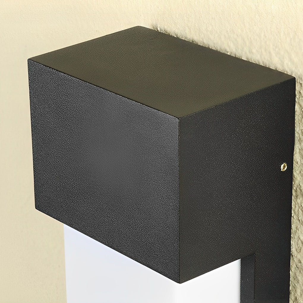 Mona Rectangular LED Modern Outdoor Wall Light Fixture