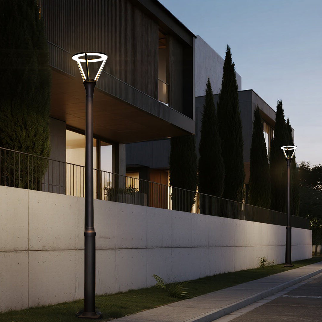 Hartley Minimalist LED Modern Outdoor Post Light