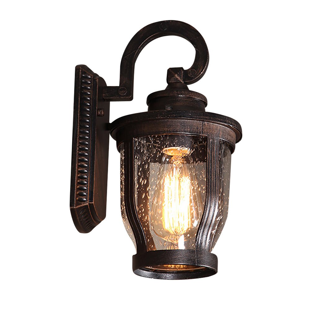 Joshua Retro Creative Vintage Glass Outdoor Wall Lights