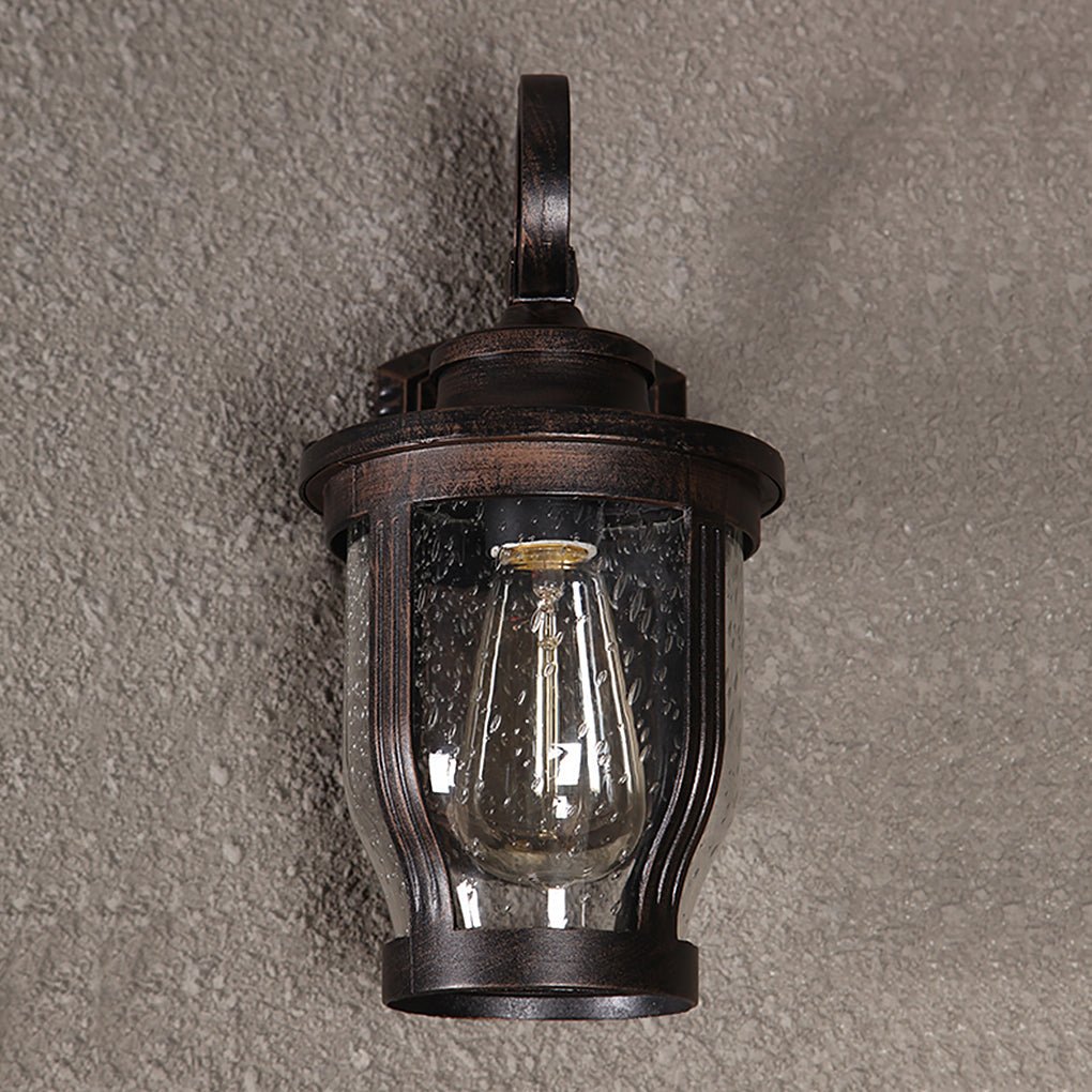 Joshua Retro Creative Vintage Glass Outdoor Wall Lights