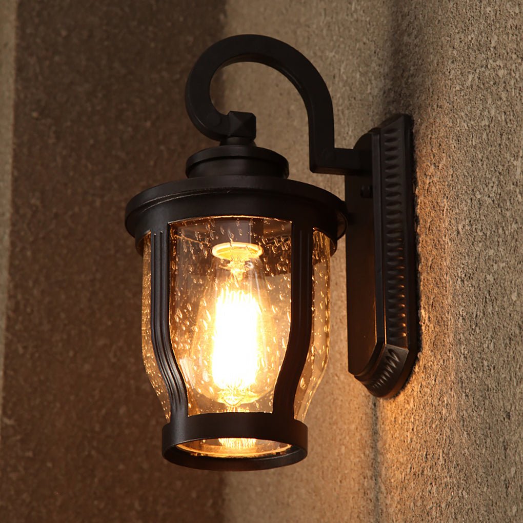 Joshua Retro Creative Vintage Glass Outdoor Wall Lights