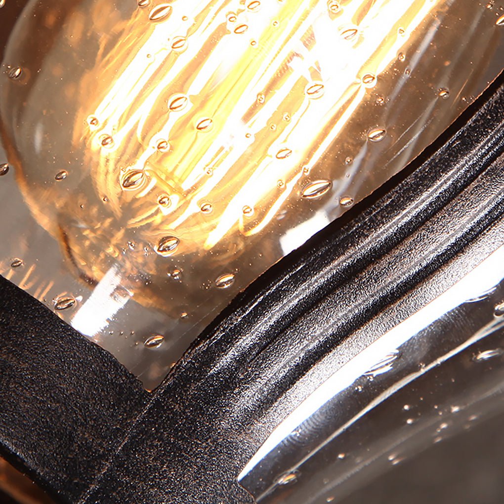 Joshua Retro Creative Vintage Glass Outdoor Wall Lights