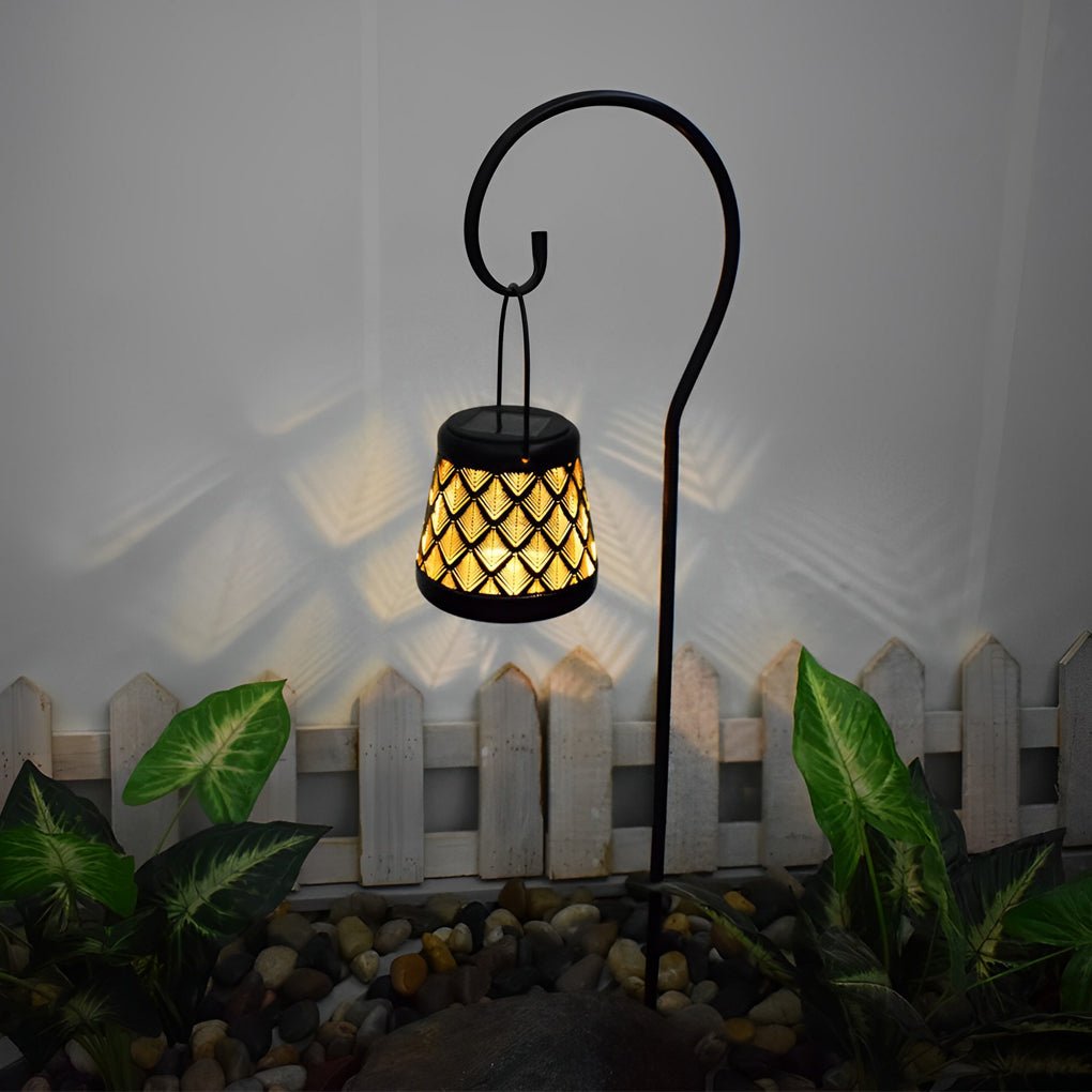 Saena Retro Mesh Solar Outdoor Hanging Lights