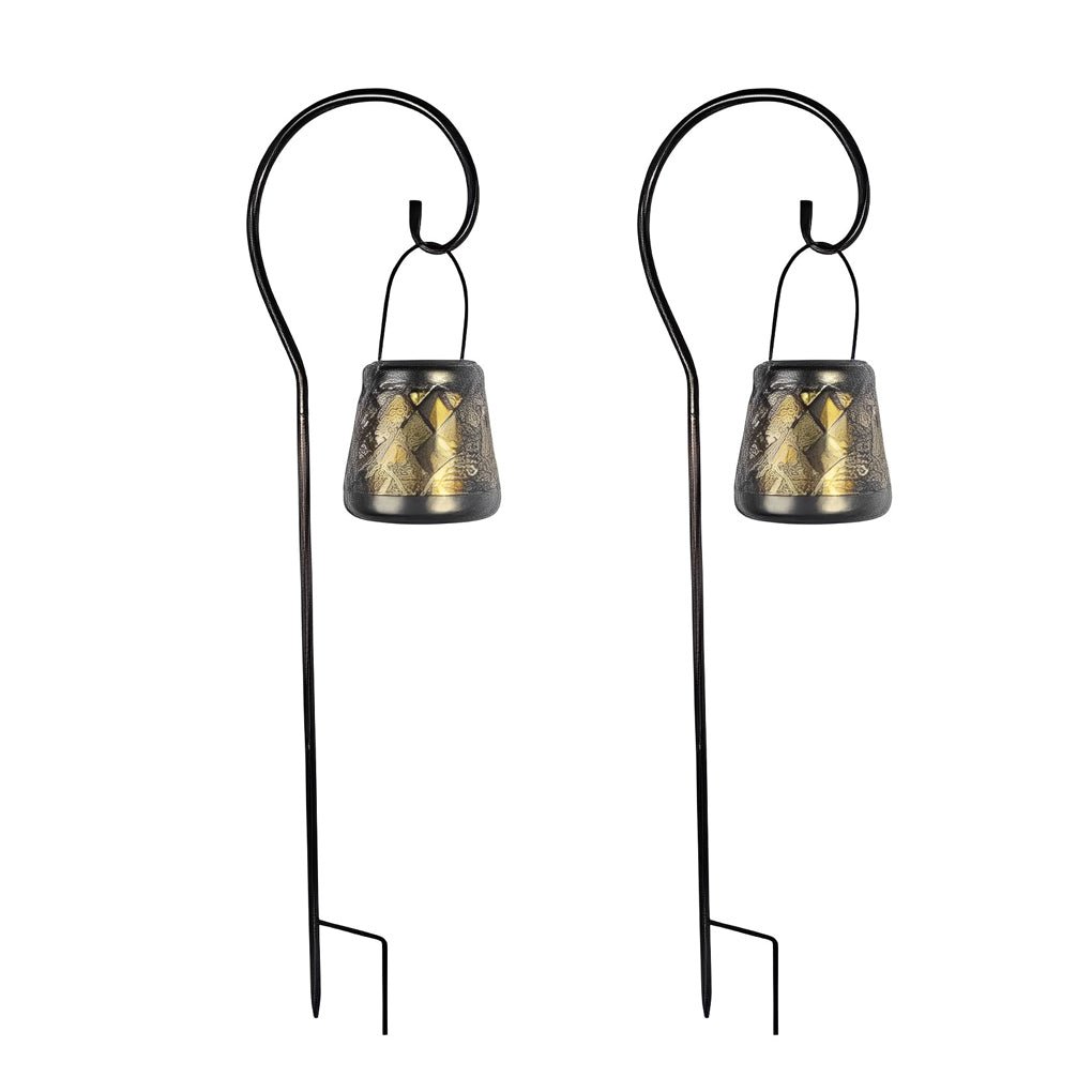 Saena Retro Mesh Solar Outdoor Hanging Lights