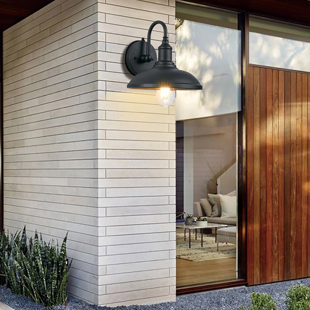 Guy Retro Induction LED Outdoor Wall Sconces Light