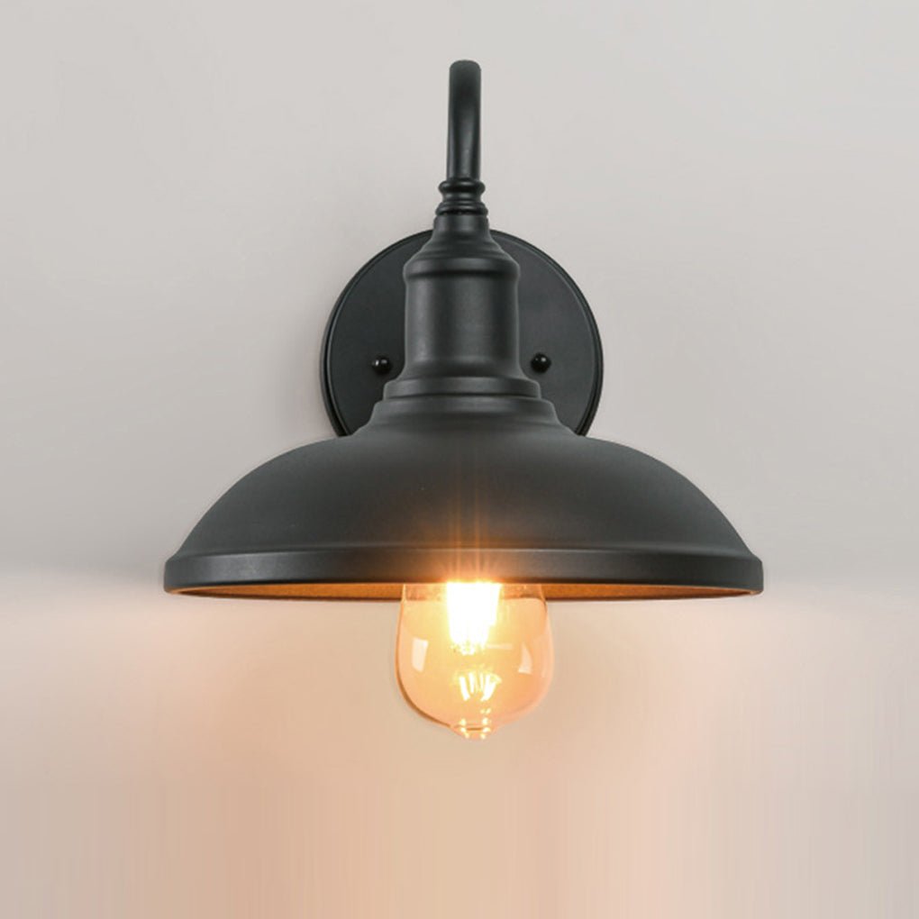 Guy Retro Induction LED Outdoor Wall Sconces Light