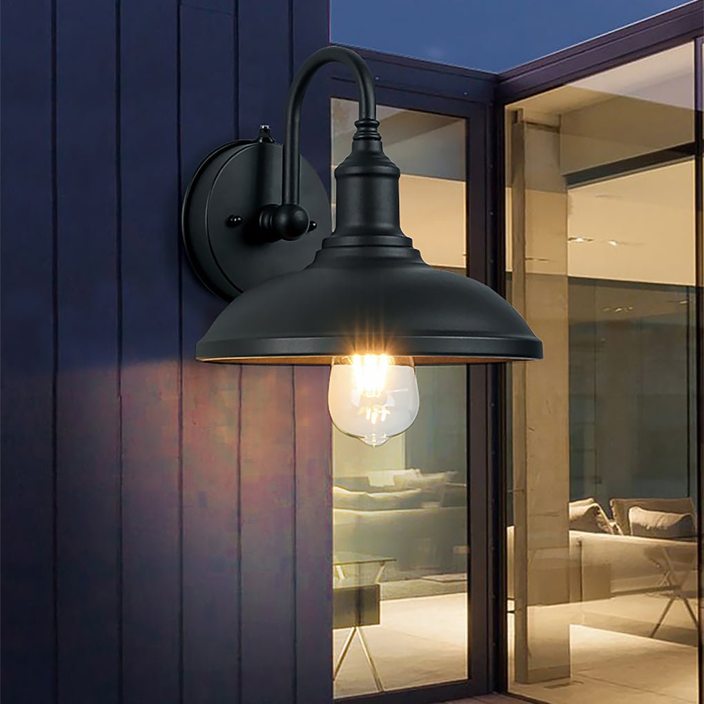 Guy Retro Induction LED Outdoor Wall Sconces Light