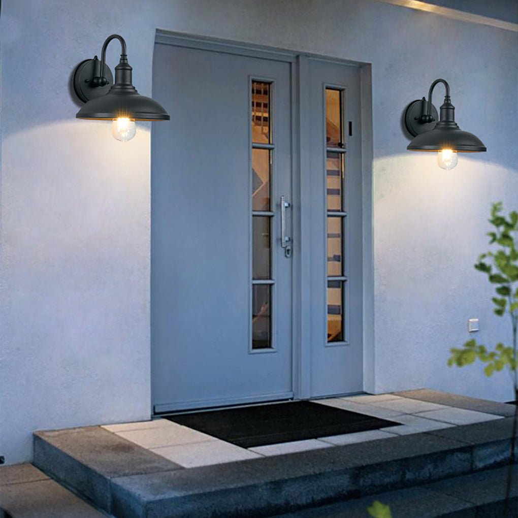 Guy Retro Induction LED Outdoor Wall Sconces Light