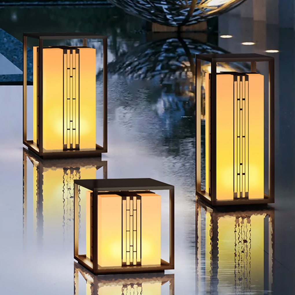Harmoy Classic Elegant Retro Marble Outdoor Lamp