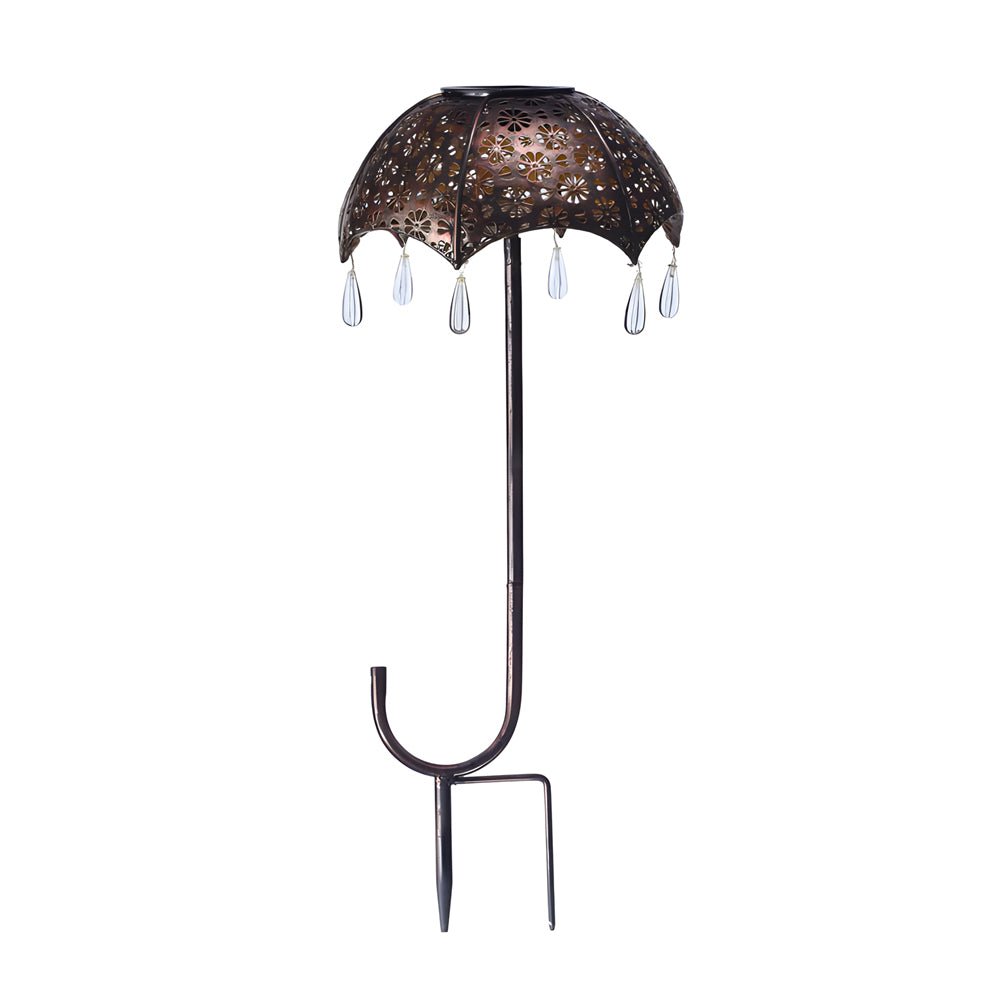 Besa Retro Umbrella Colorful Outdoor Pathway Lighting