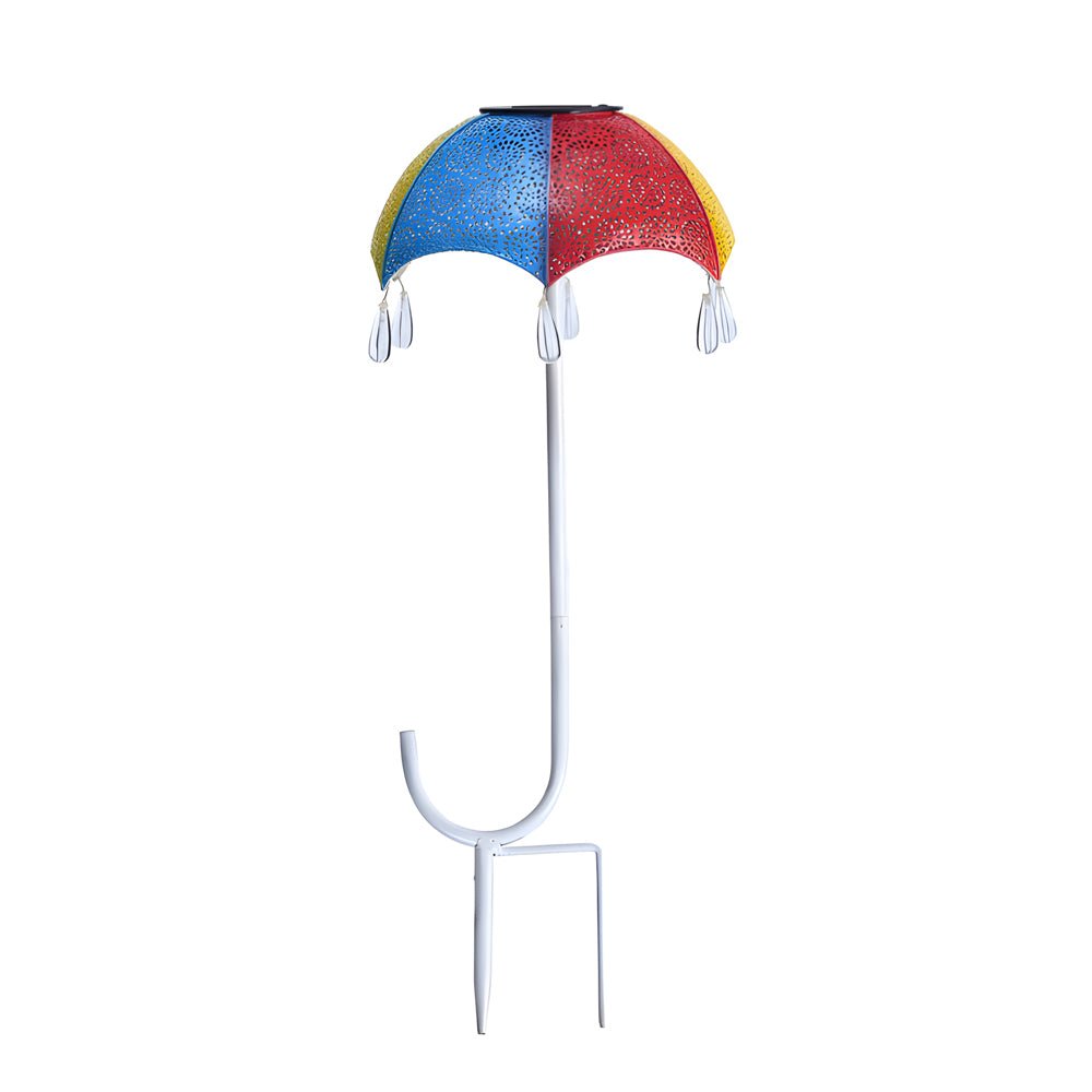Besa Retro Umbrella Colorful Outdoor Pathway Lighting
