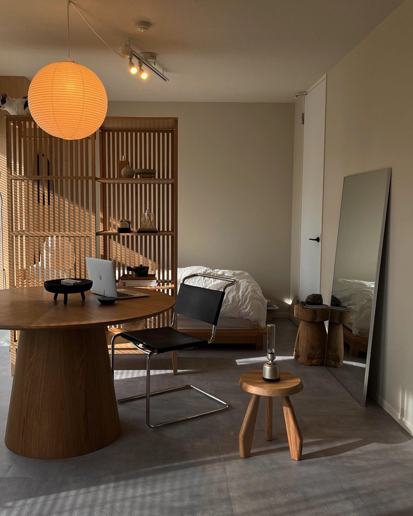 Lustra Pendant Lamp Paper for Living Room-Neutral Decor