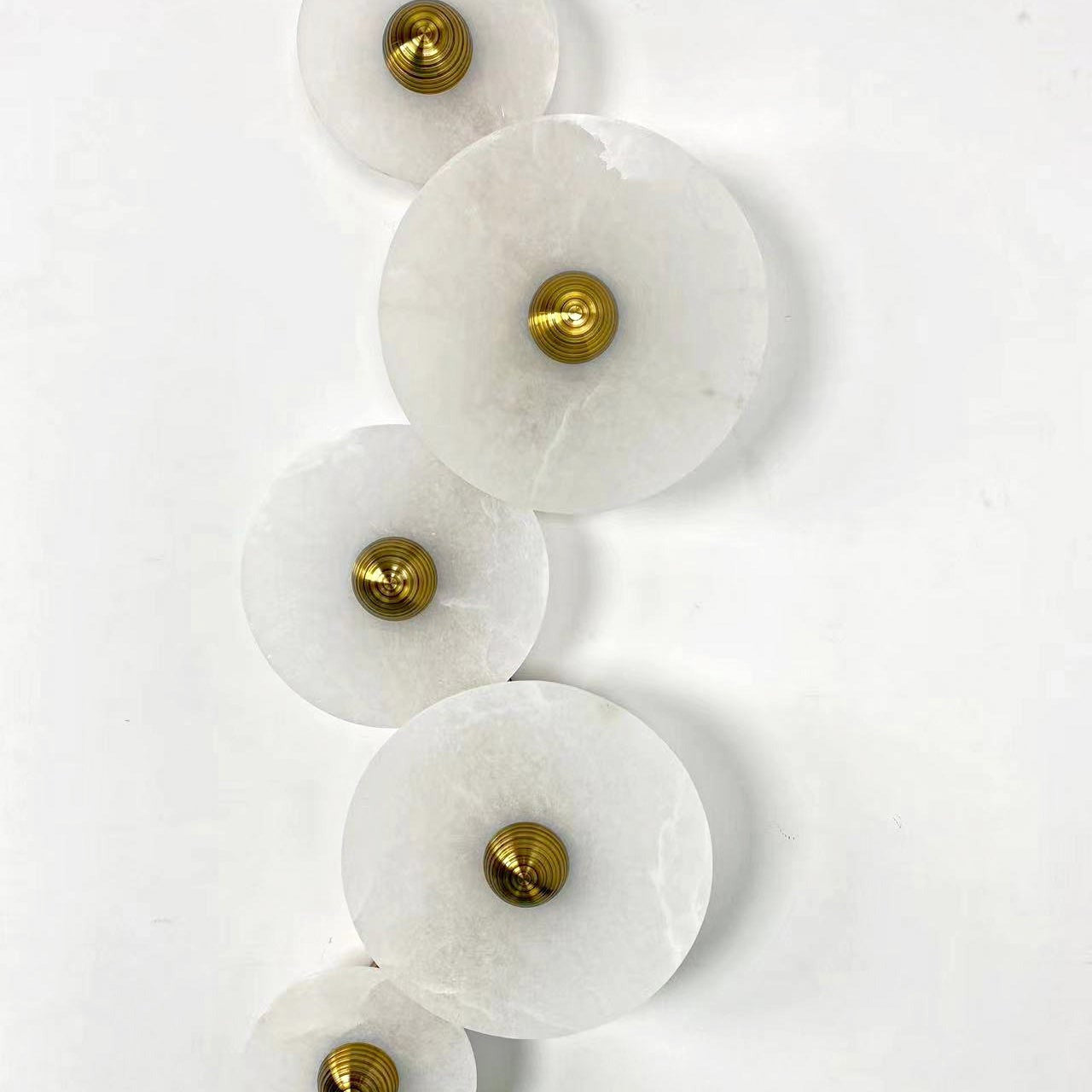 Kristy Alabaster Combination Wall Lamp