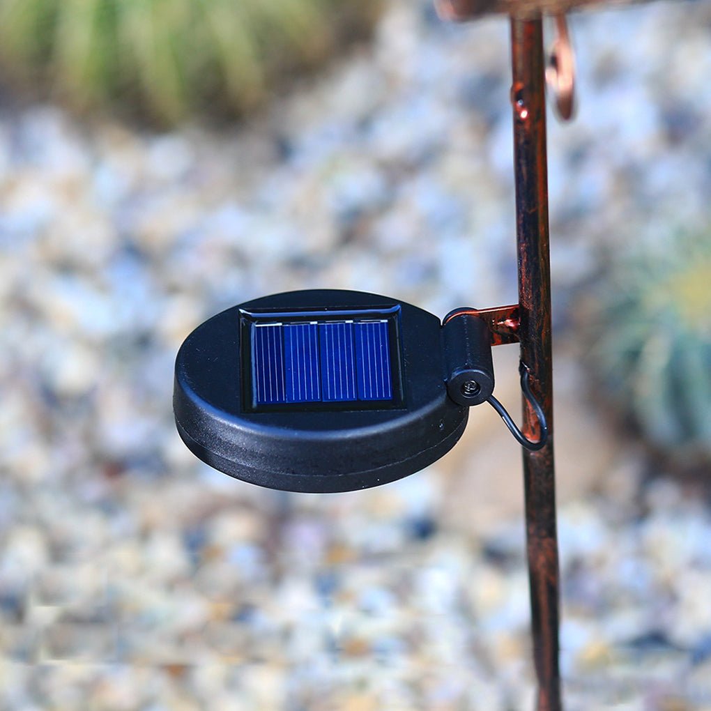 Jaon Round Hollow Solar Flower Outdoor Lights