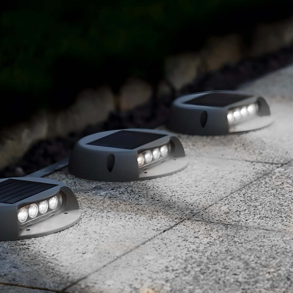 Enduran Round Solar LED Step/Deck ABS Outdoor Light