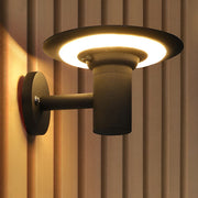 Angela Round UFO-shaped Outdoor Sconces Wall Lamp