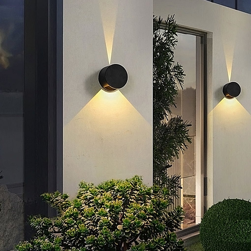 Virginia Round Balcony Outdoor Wall Lights