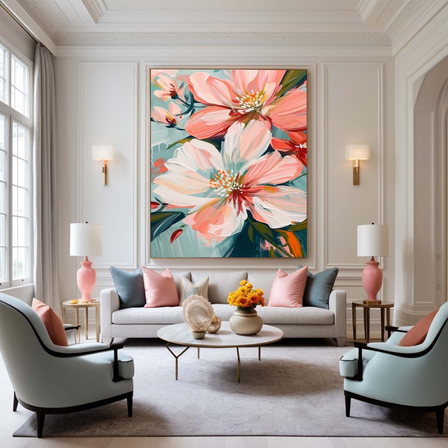 Flower Canvas Art FL209 - Neutralighting