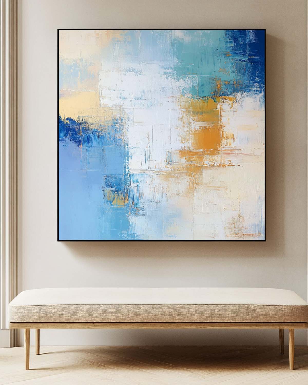 Abstract Canvas Art AB602 - Neutralighting