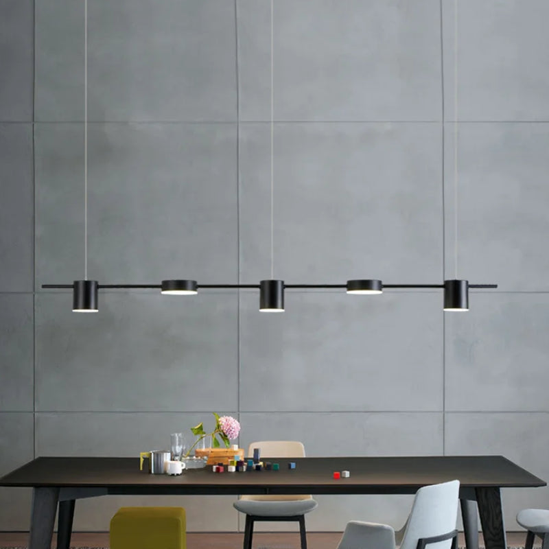 Arisha Minimalist Multi Metal Pendant Light, Black/Gold - Neutral Decor