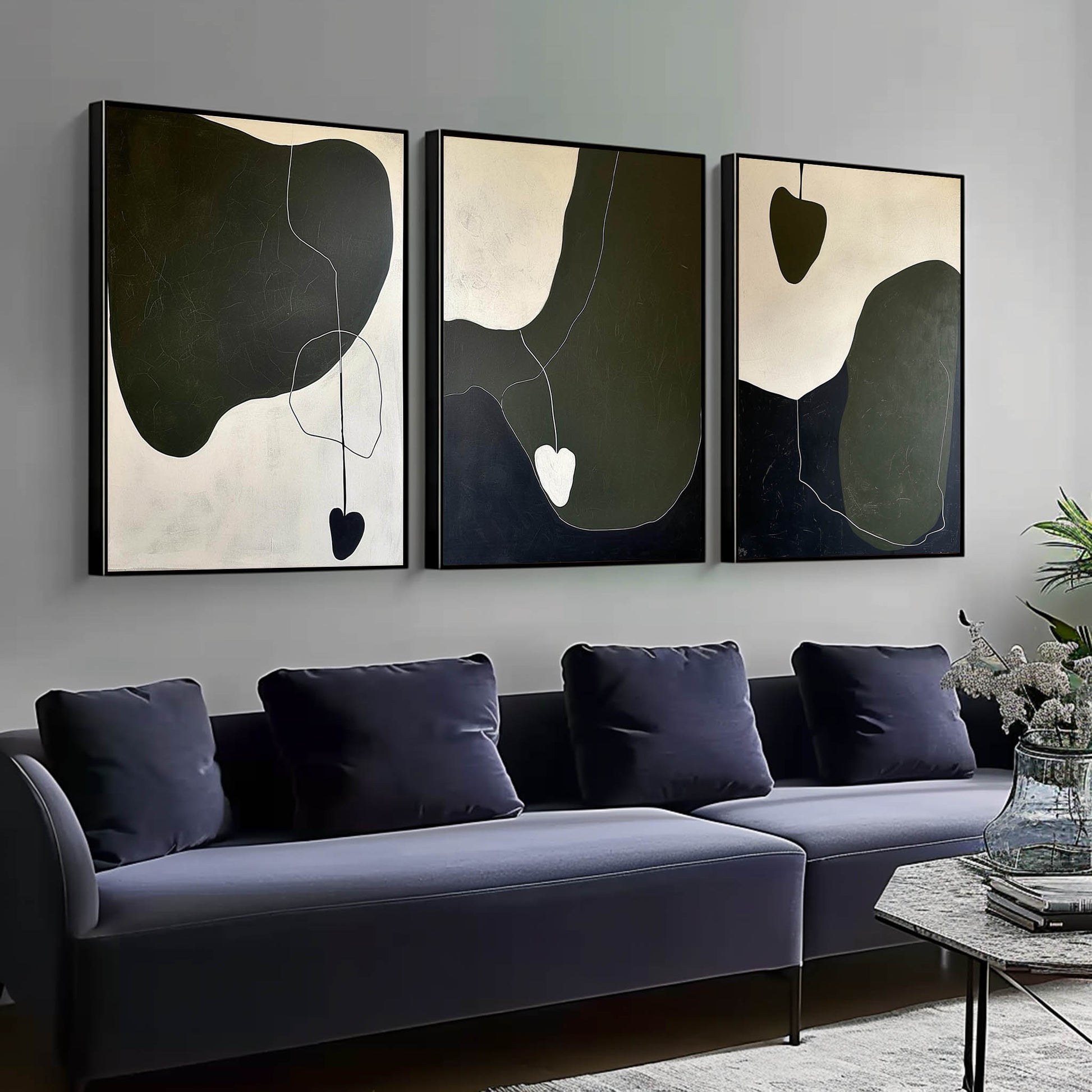 Abstract Painting Set of 3 SP153 - Neutralighting