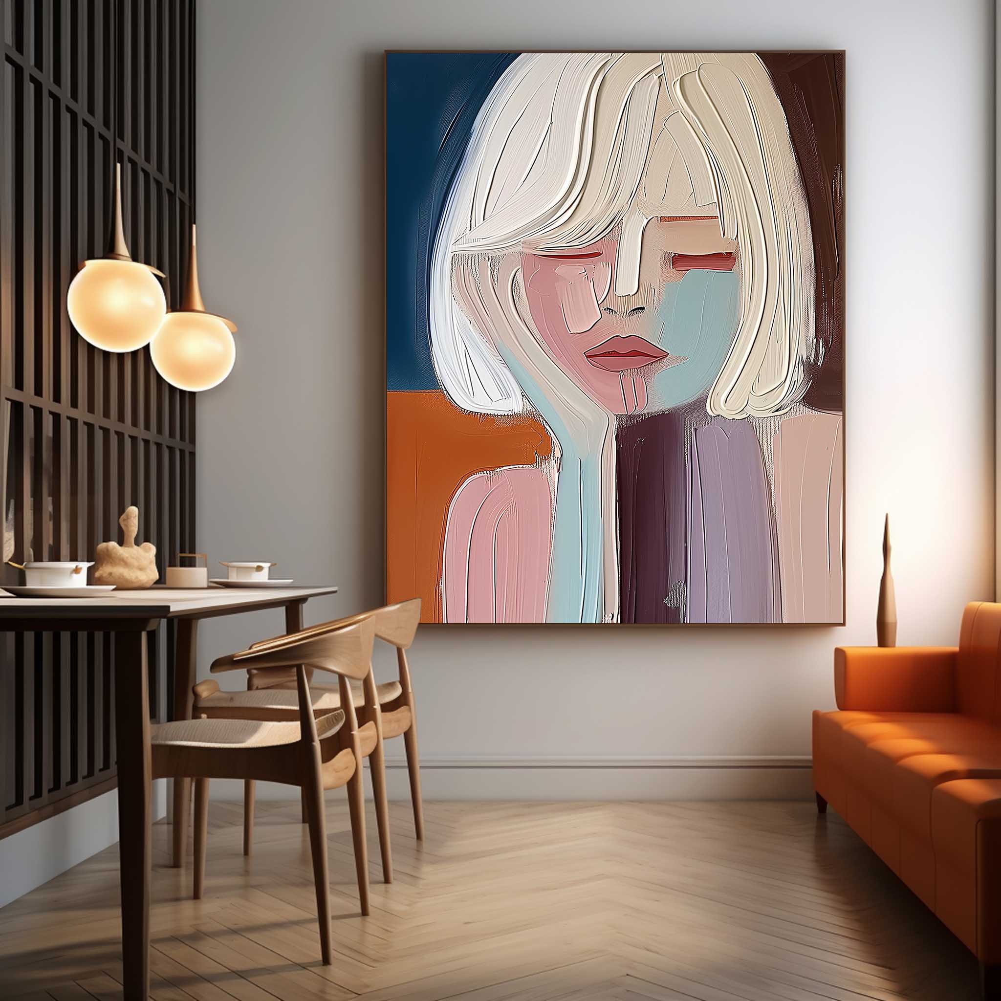 Plaster Art Texture Painting SG256 - Neutralighting