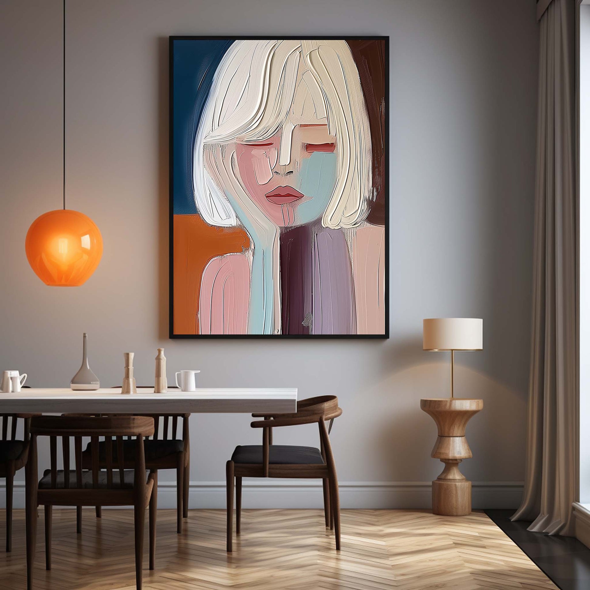 Plaster Art Texture Painting SG256 - Neutralighting