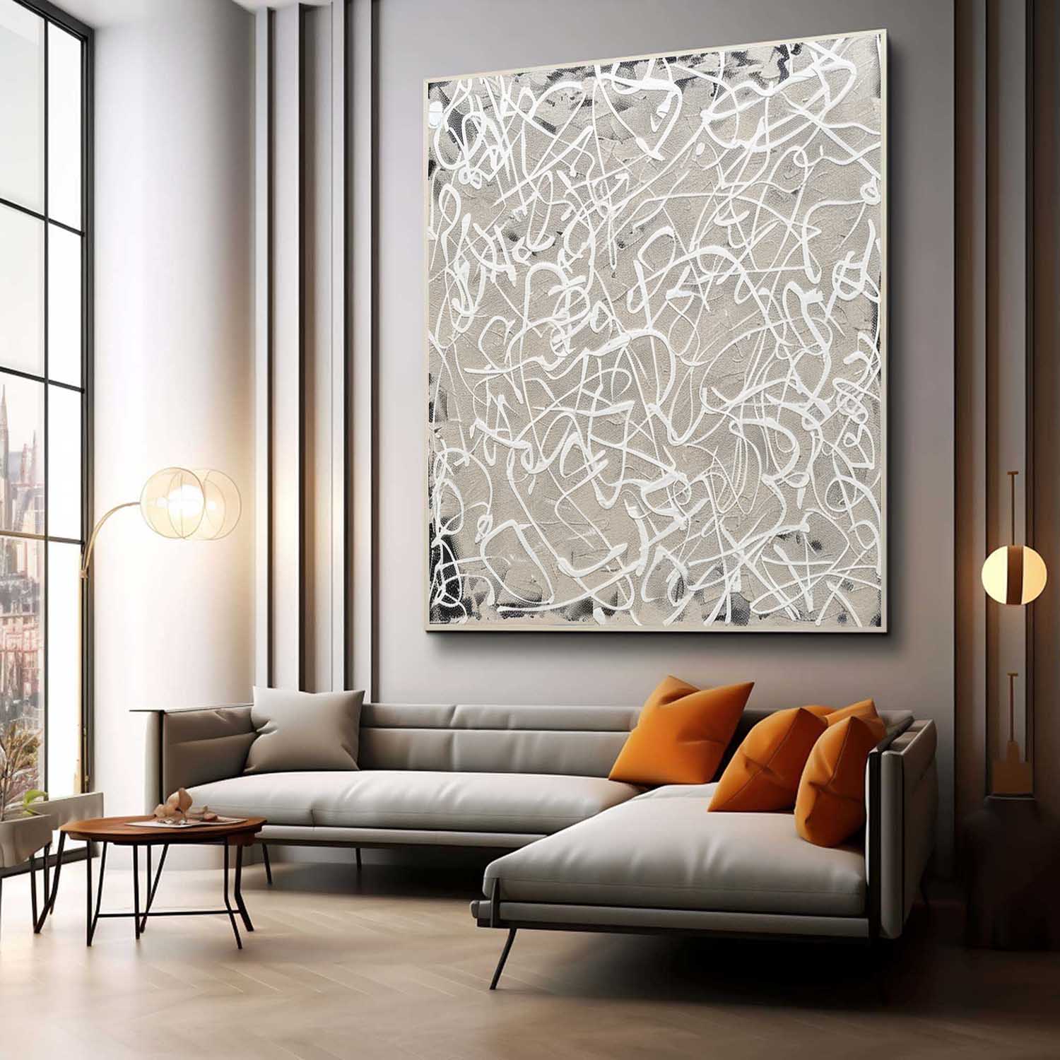 Abstract Expressionist Art AEA038 - Neutralighting