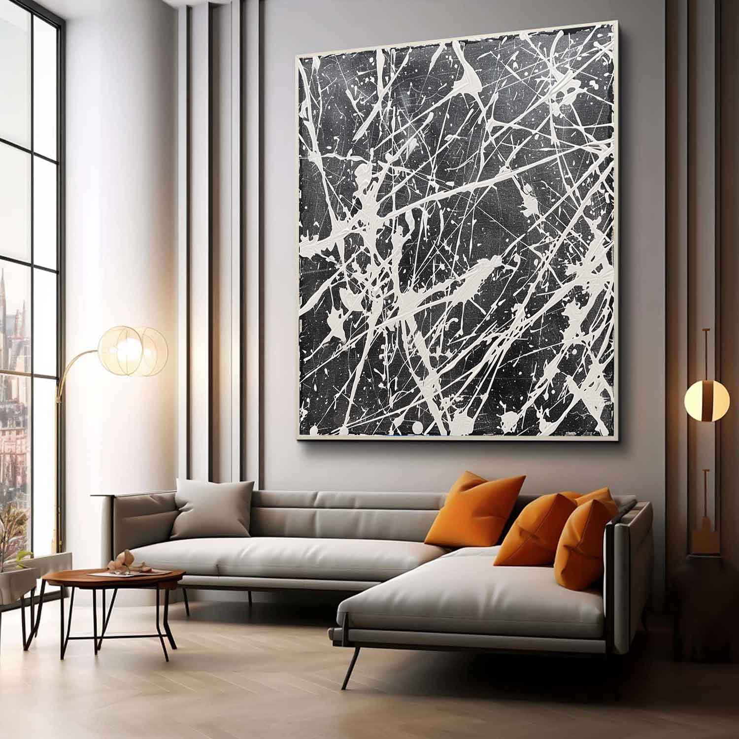 Abstract Expressionist Art AEA040 - Neutralighting